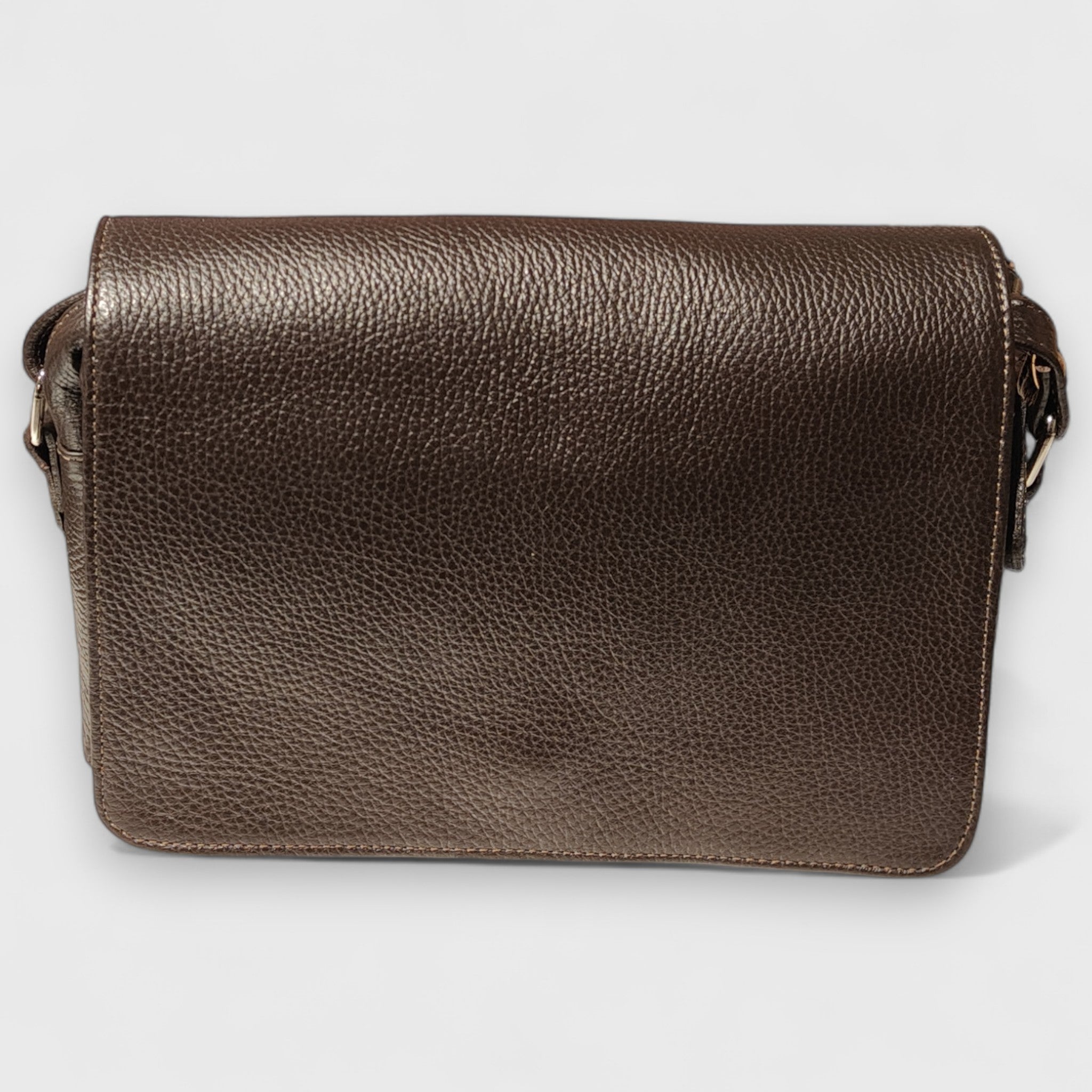 Pelletteria Pelle Nuda Milano, Artigianato Italiano, Vera pelle, Negozio borse donna, Aida marrone scuro