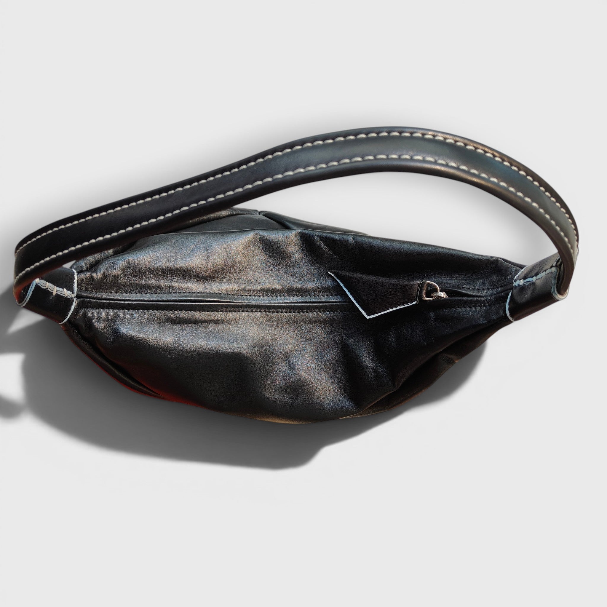Pelletteria Pelle Nuda Milano, Vera pelle italiana, Negozio borse donna, Arisa piccola nero