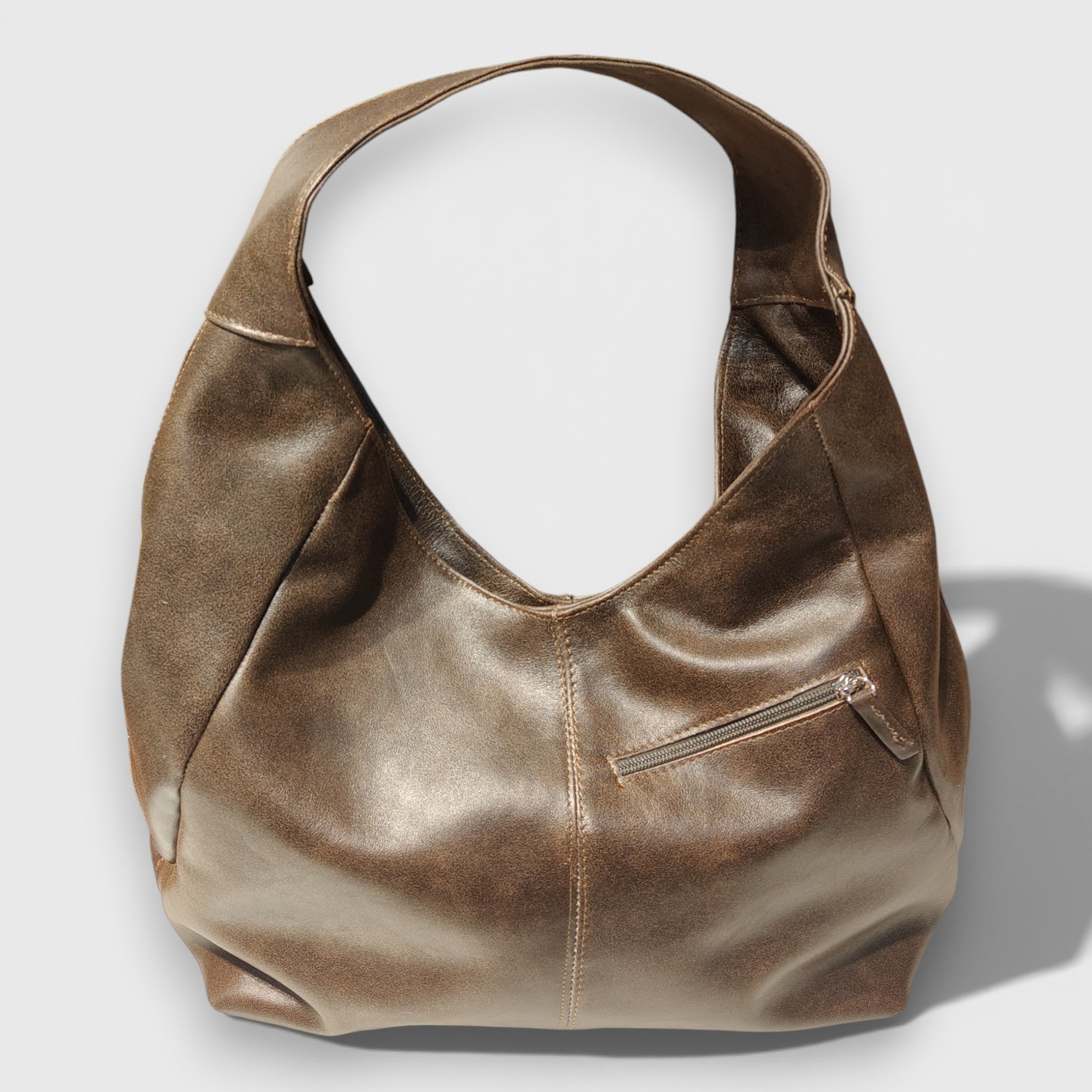 Pelletteria Pelle Nuda Milano, Artigianato Italiano, Vera pelle, Negozio borse donna, Barchetta marrone