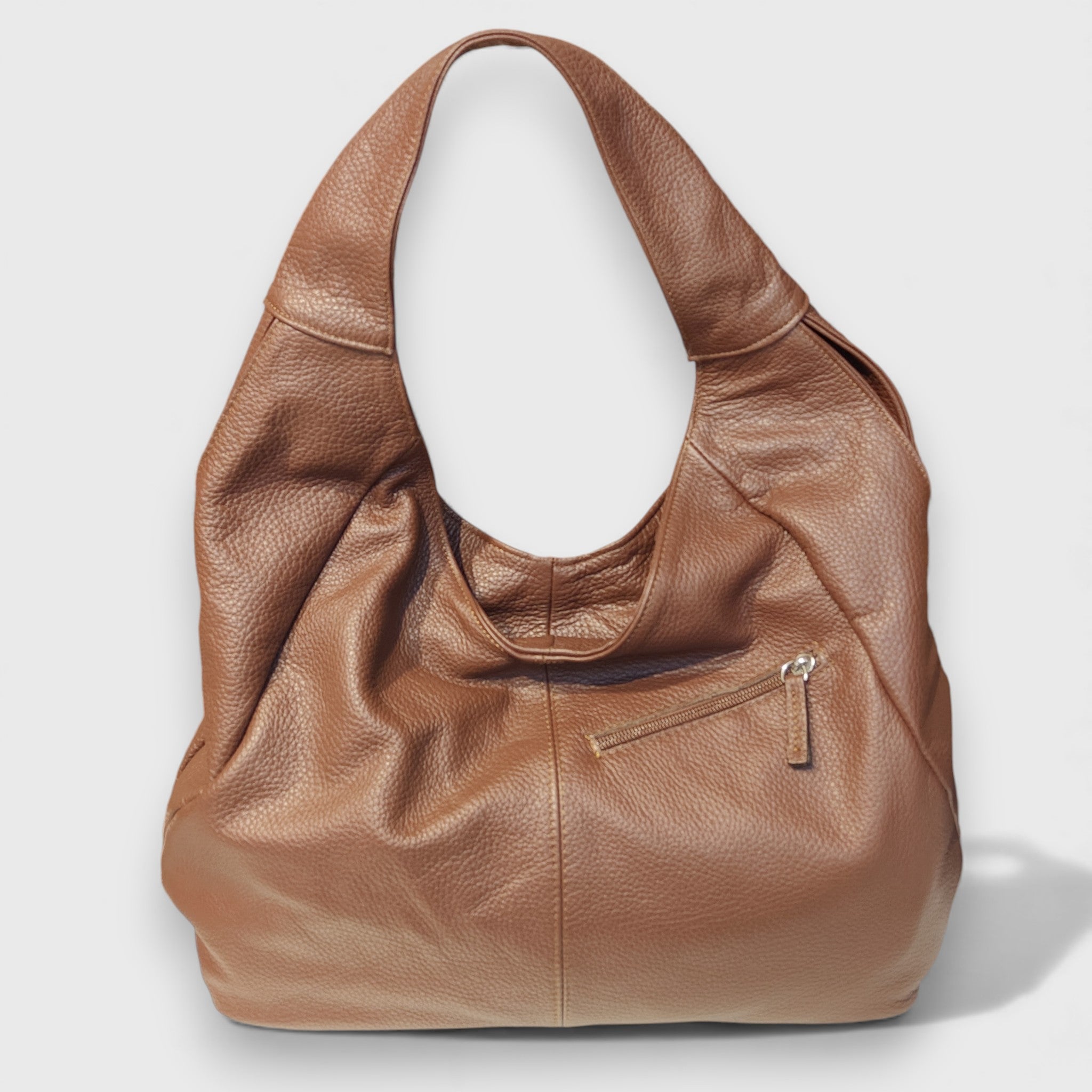 Pelletteria Pelle Nuda Milano, Artigianato Italiano, Vera pelle, Negozio borse donna, Barchetta marrone