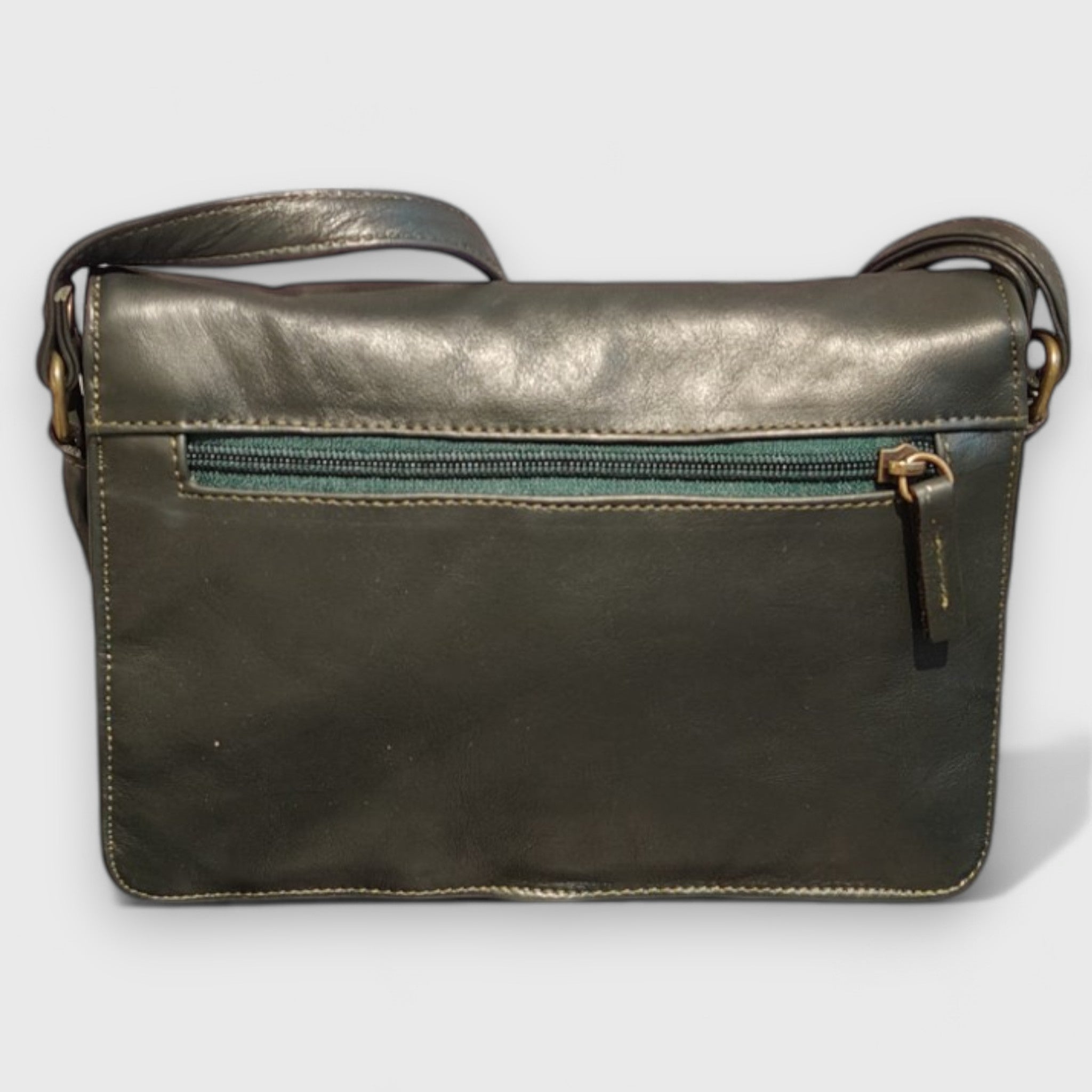 Pelletteria Pelle Nuda Milano, Artigianato italiano, vera pelle, Borsa donna, Tracolla, Big Tre soffietti