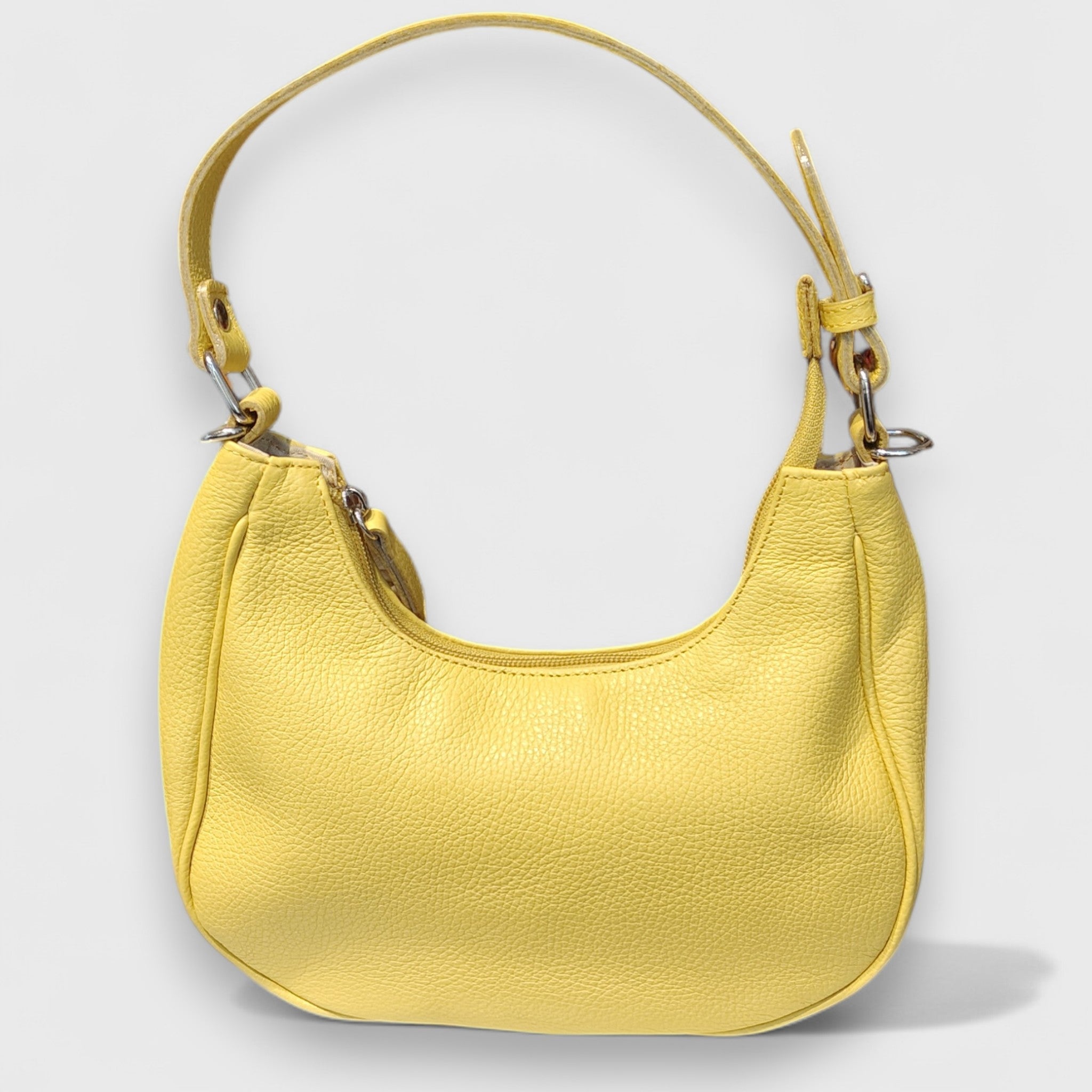 Pelletteria Pelle Nuda Milano, Artigianato Italiano, Vera pelle, Negozio borse donna, Dalila giallo