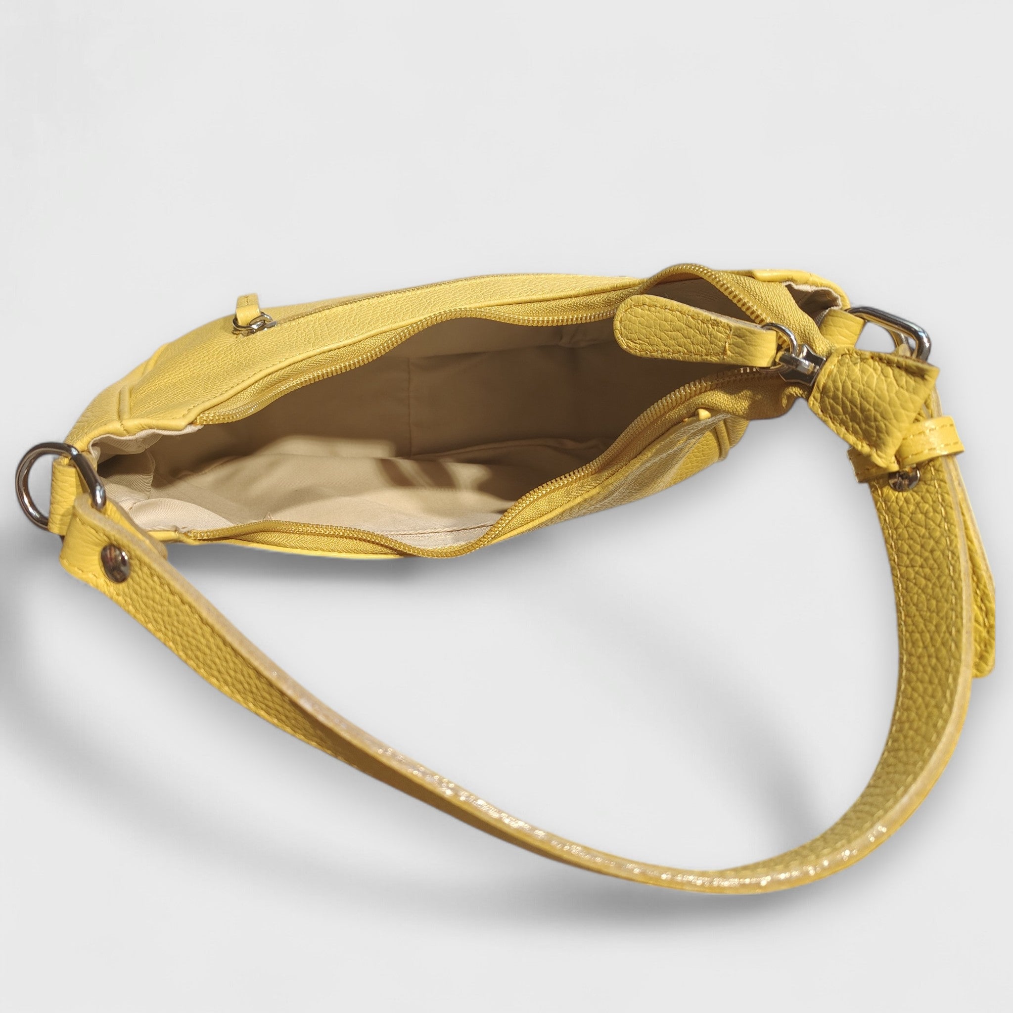 Pelletteria Pelle Nuda Milano, Artigianato Italiano, Vera pelle, Negozio borse donna, Dalila giallo