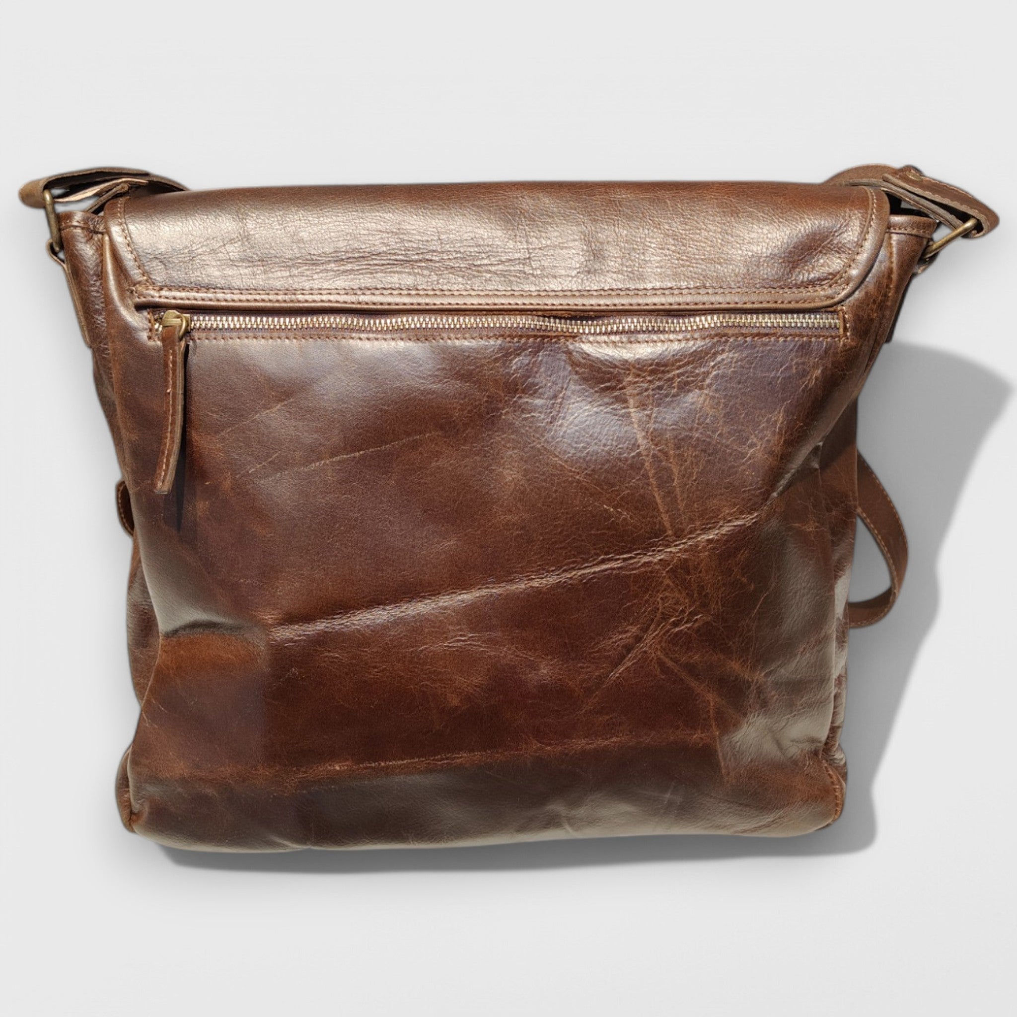 Pelletteria Pelle Nuda Milano, artigianato italiano, vera pelle, Borsa lavoro, Gigante testa di moro