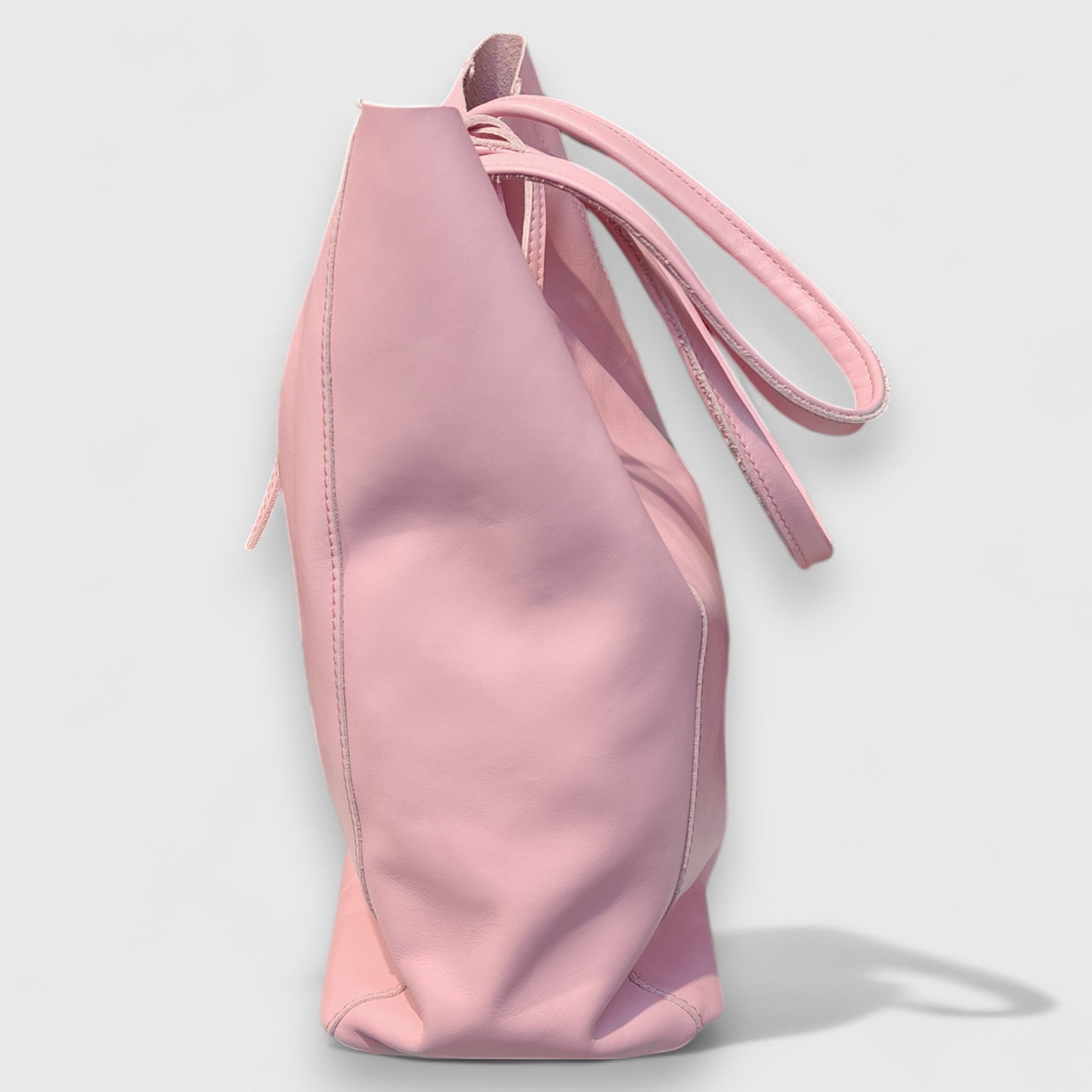 Pelletteria Pelle Nuda Milano, Artigianato Italiano, Vera Pelle, Negozio borse donna, Giulia rosa