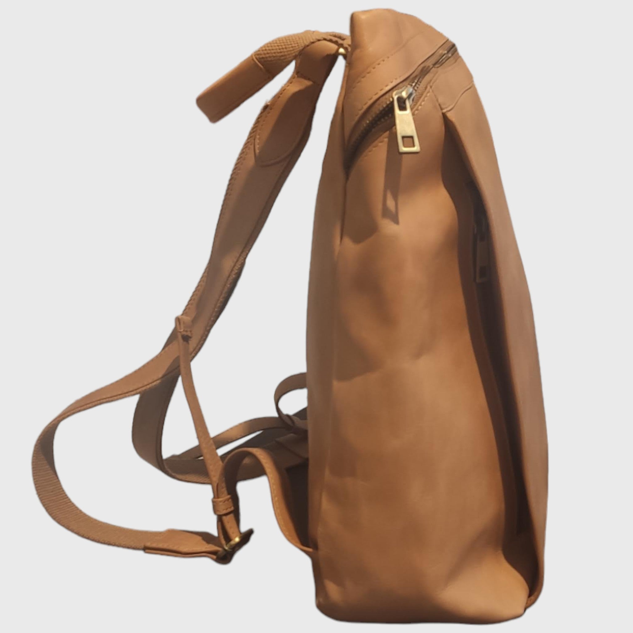 Pelletteria pelle Nuda Milano, Artigianato italiano, Vera Pelle, Zaino Master marrone