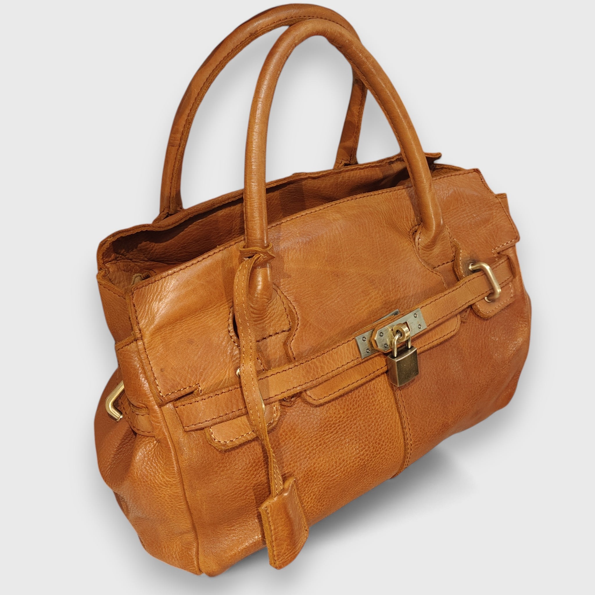 Pelletteria Pelle Nuda Milano, Artigianato Italiano, Vera pelle, Negozio borse donna, Vip mini marrone