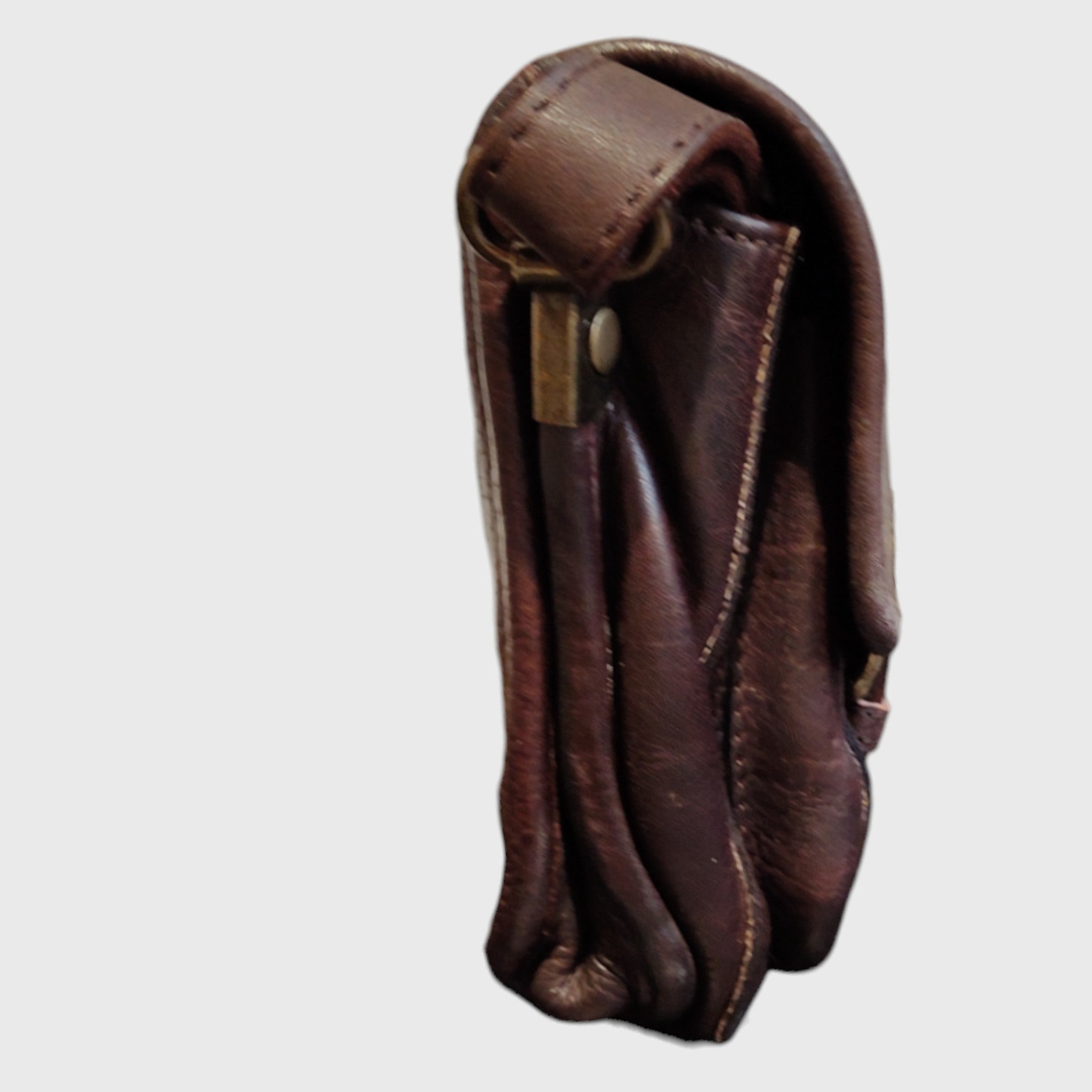 Pelletteria Pelle Nuda Milano, Artigianato italiano, vera belle, tracolla donna, Gaia marrone