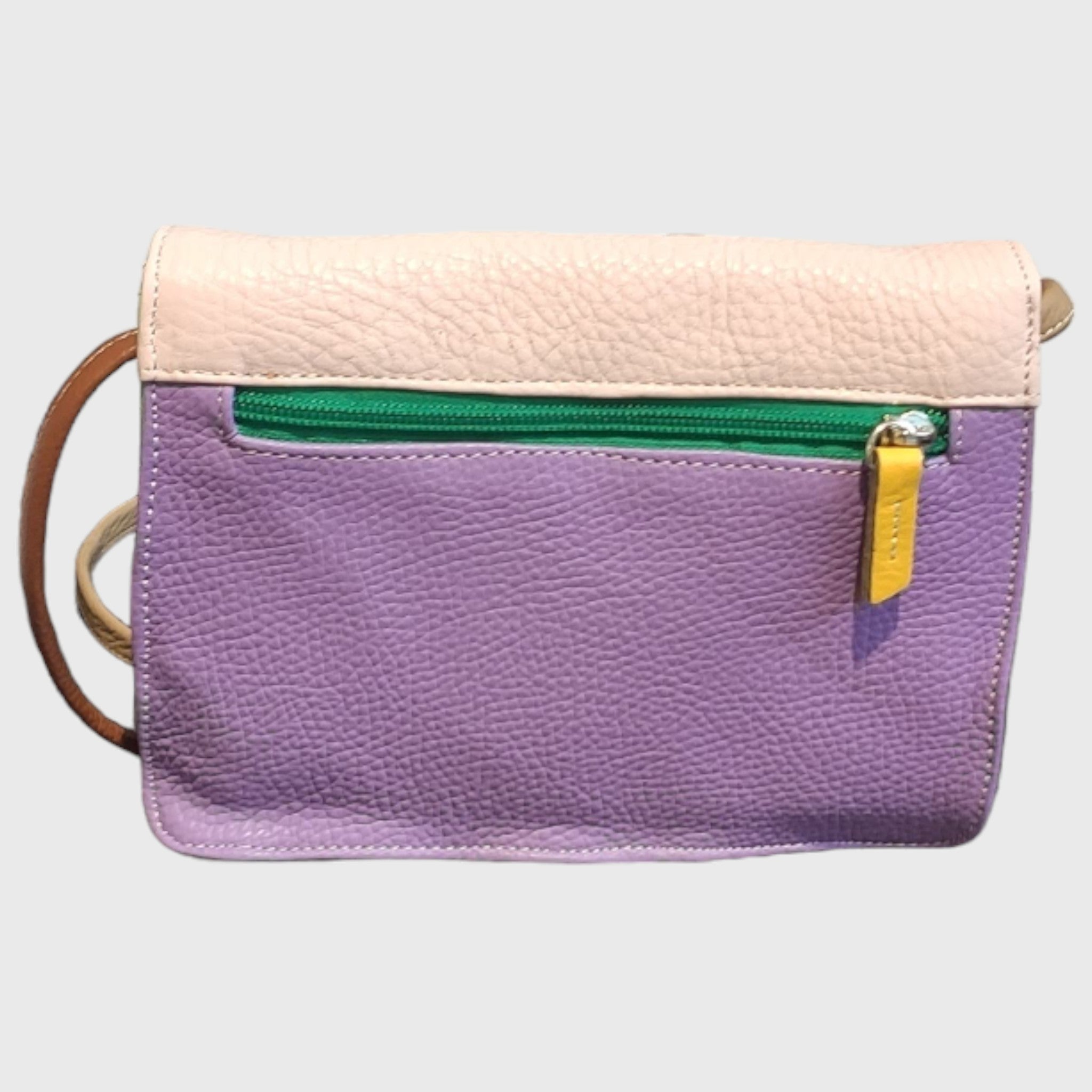 Pelletteria Pelle Nuda Milano, Borsa donna, Artigianato italiano, vera pelle, Tre soffietti