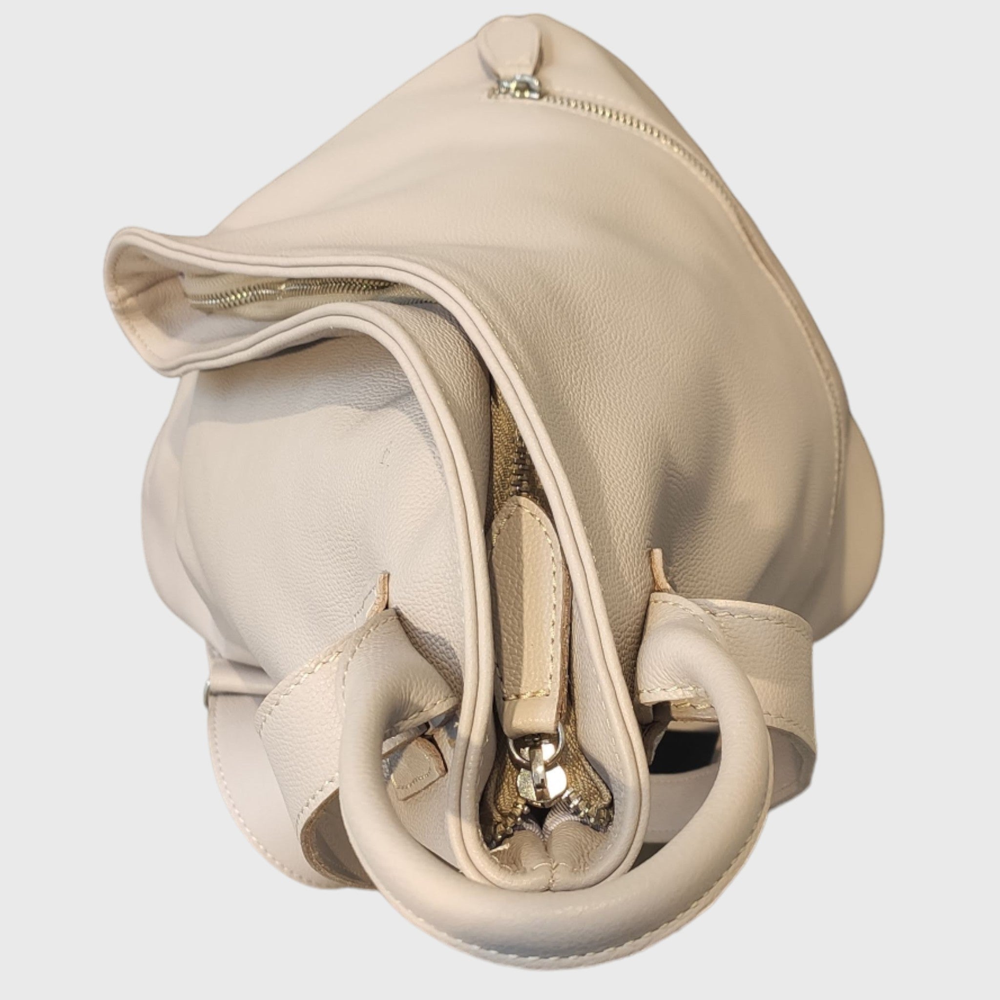 Zaino Cono, Borsa zaino, Pelletteria Pelle Nuda Milano, Artigianato italiano, vera pelle