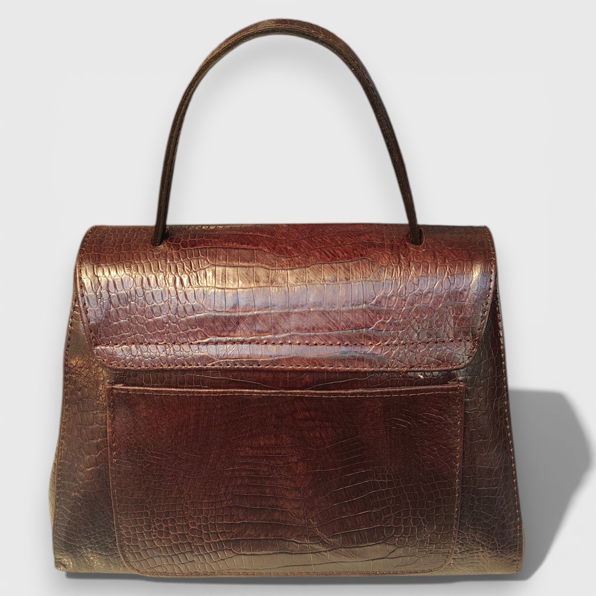 Pelletteria Pelle Nuda Milano, Artigianato Italiano, Vera pelle, Negozio borse donna, Amor marrone cocco