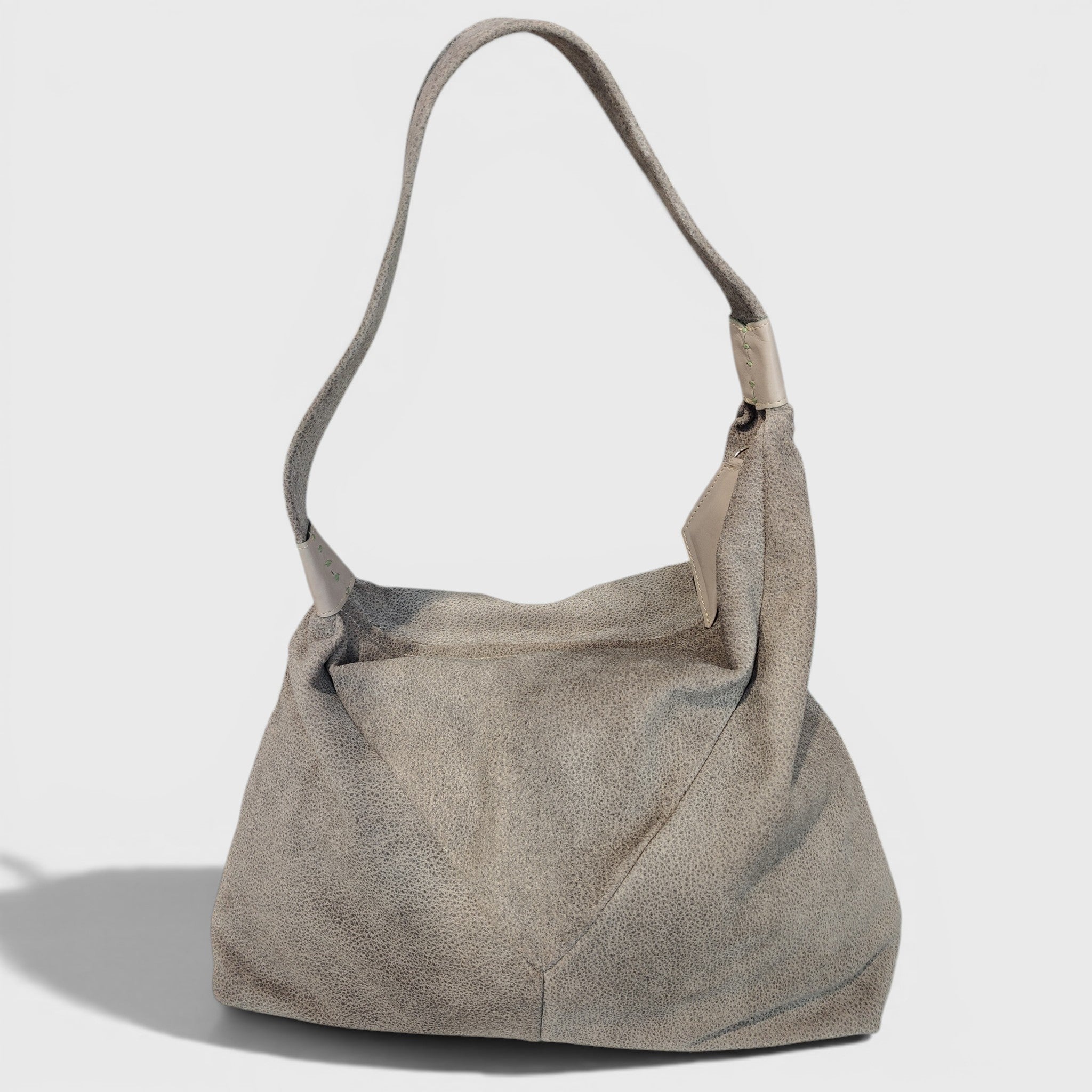 Pelletteria Pelle Nuda Milano, Vera pelle Italiana, Negozio borse donna, Arisa Piccola grigio