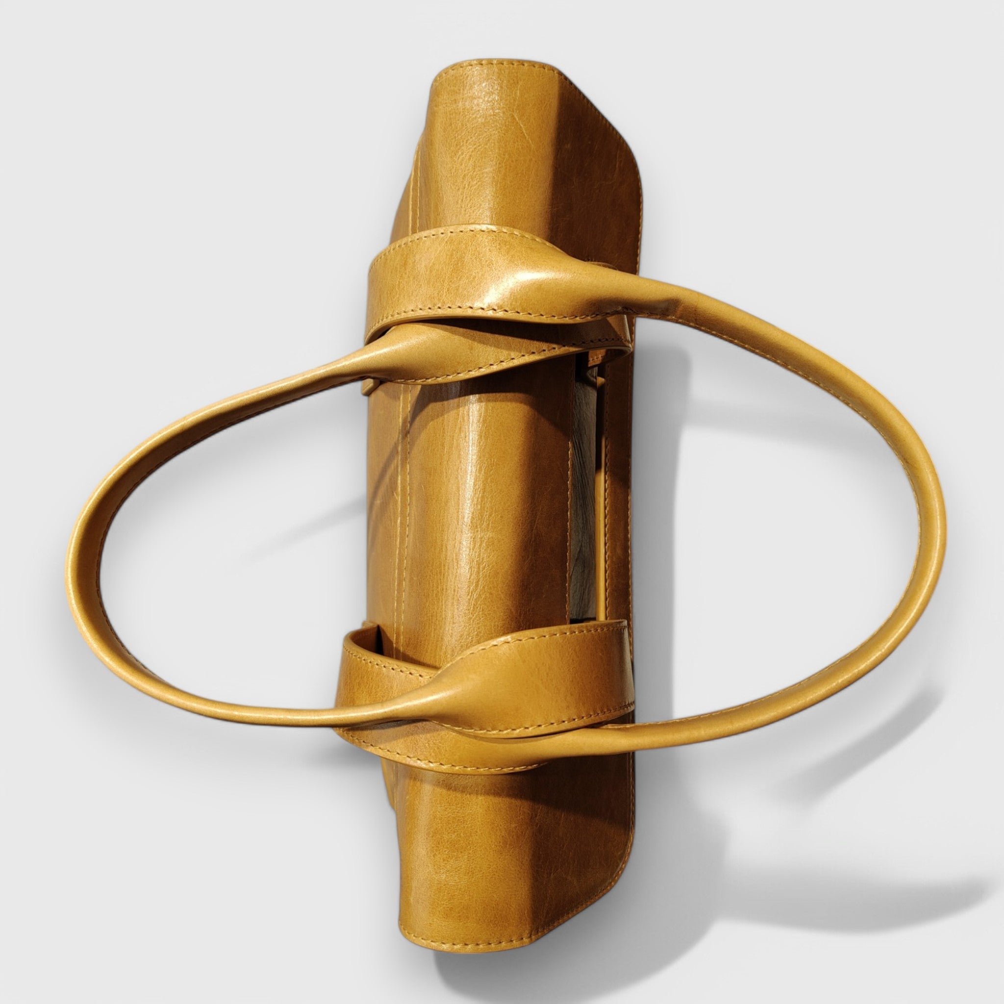 Pelletteria Pelle Nuda Milano, Artigianato Italiano, Vera pelle, Negozio Borse donna, Chiara piccola giallo