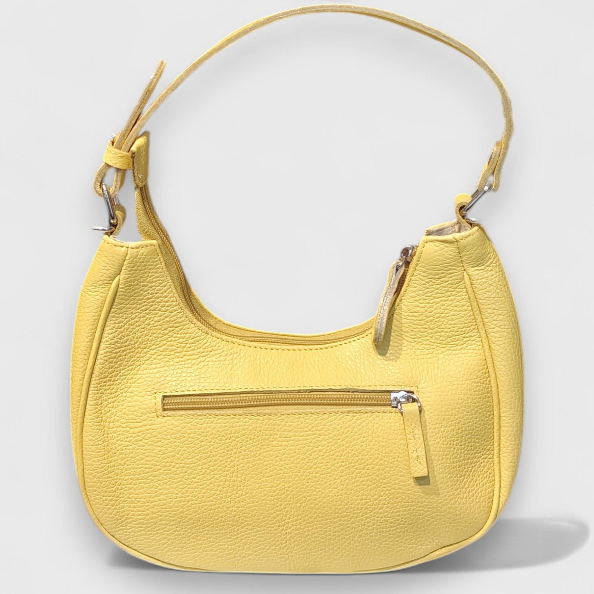 Pelletteria Pelle Nuda Milano, Artigianato Italiano, Vera pelle, Negozio borse donna, Dalila giallo