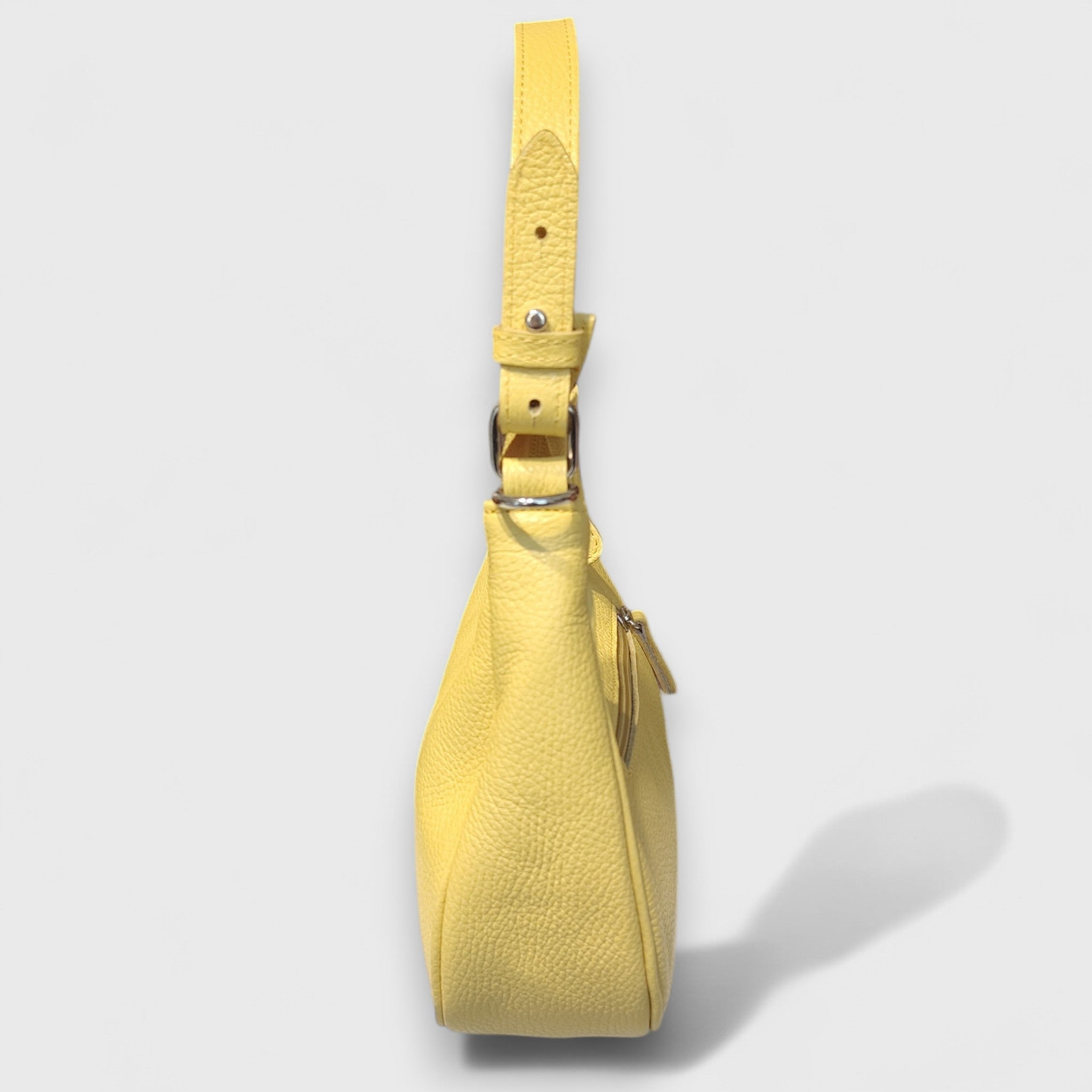 Pelletteria Pelle Nuda Milano, Artigianato Italiano, Vera pelle, Negozio borse donna, Dalila giallo