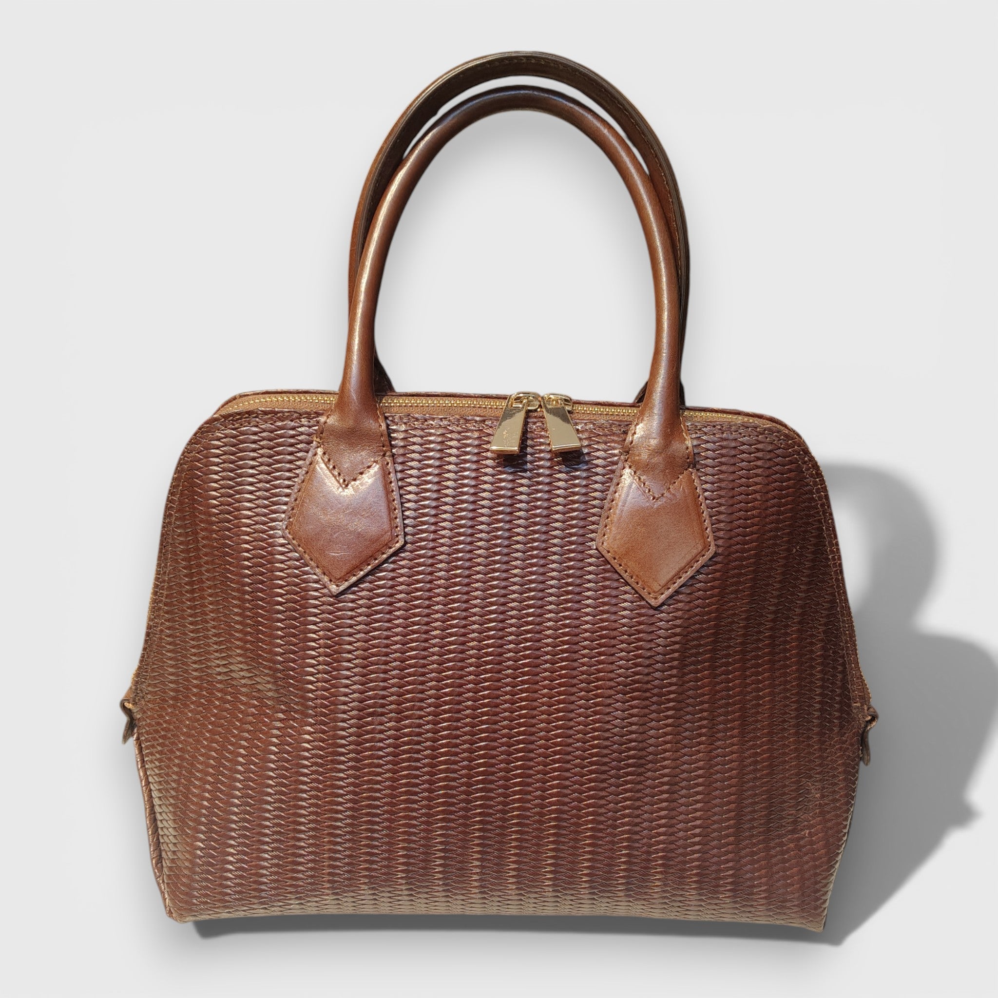 Pelletteria Pelle Nuda Milano, Artigianato italiano, Vera pelle, Negozio borse donna Ginevra marrone
