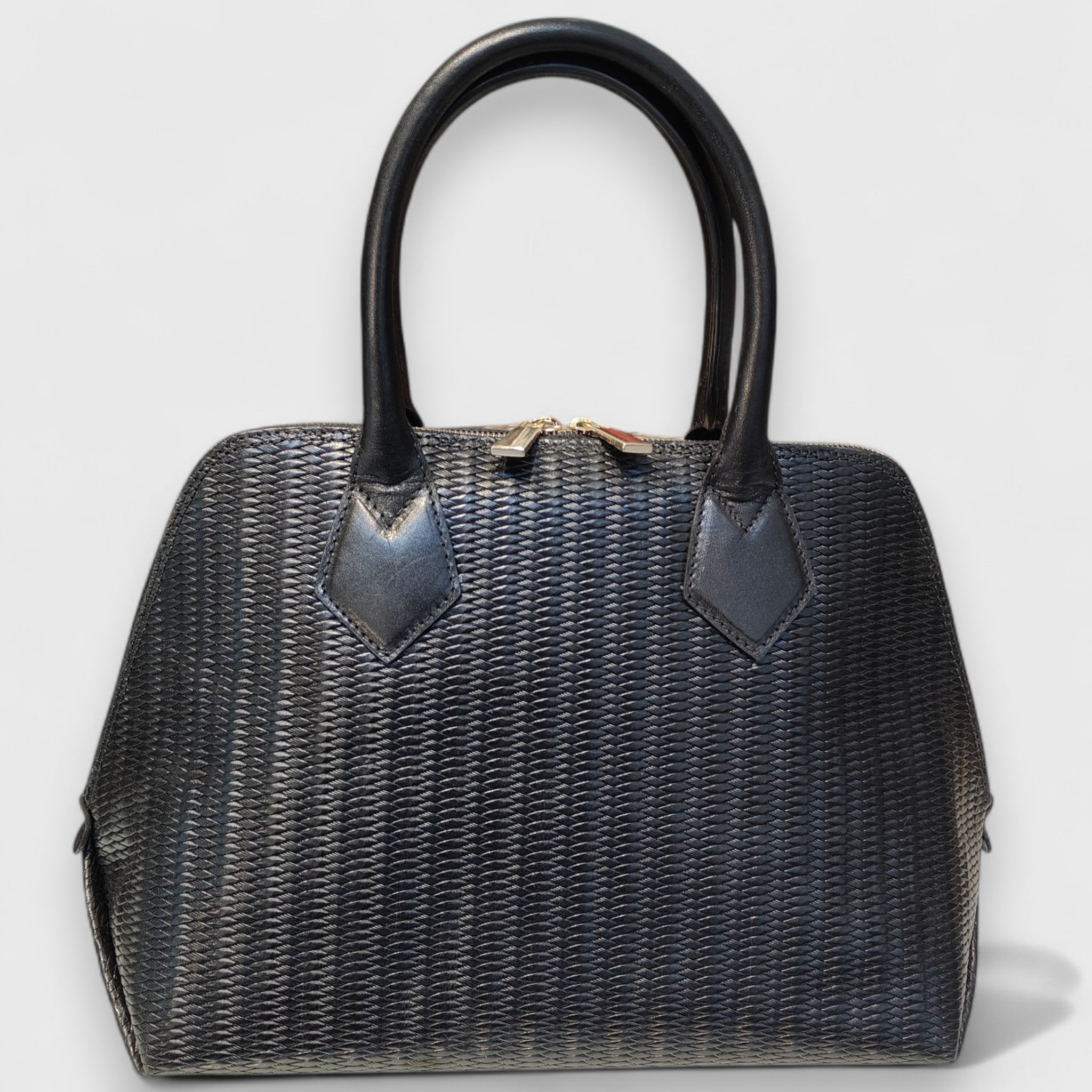 Pelletteria Pelle Nuda Milano, Artigianato Italiano, Vera Pelle, Negozio borse donna, Ginevra nera