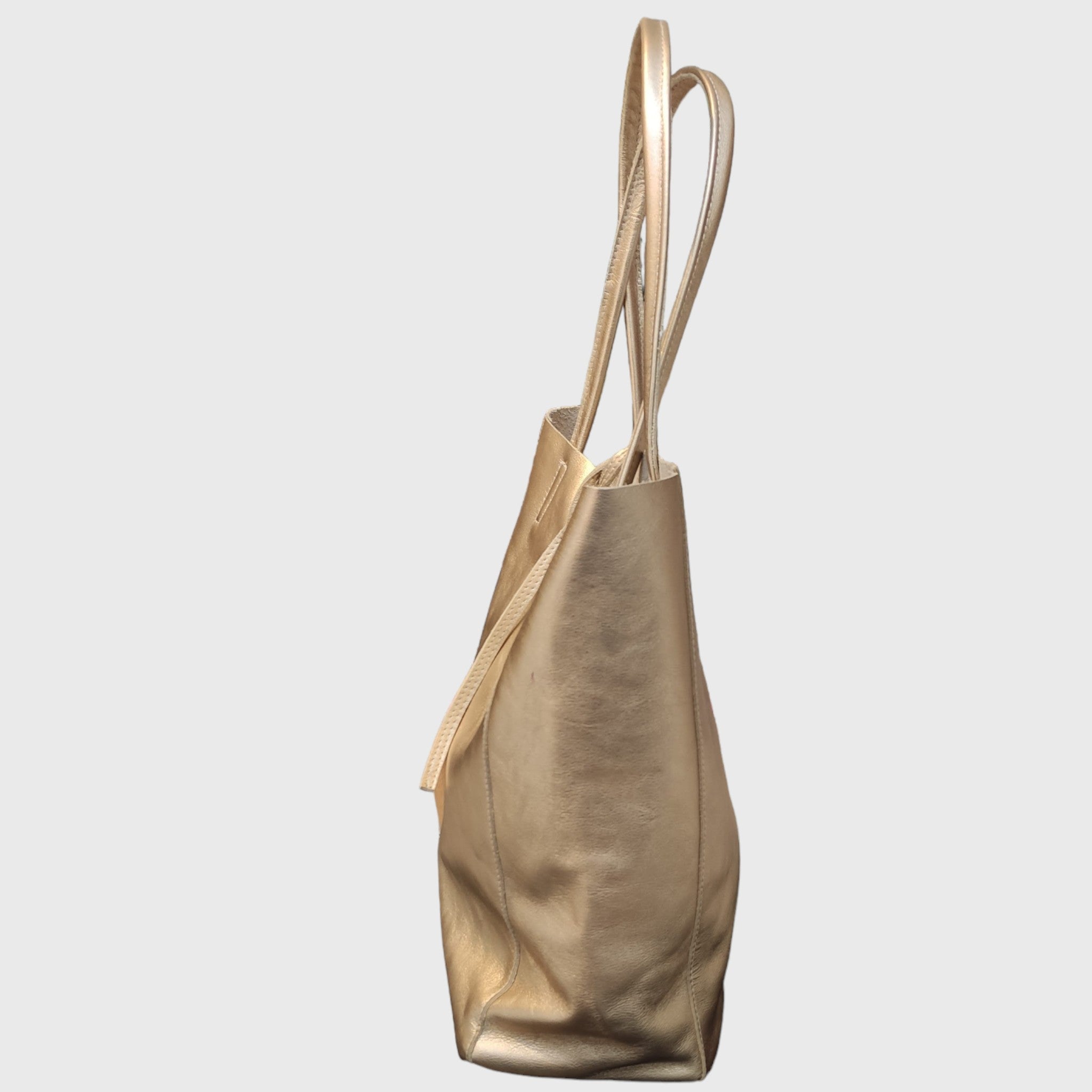 Pelletteria Pelle Nuda Milano, Vera Pelle, Artigianato italiano, borsa donna, Giulia oro