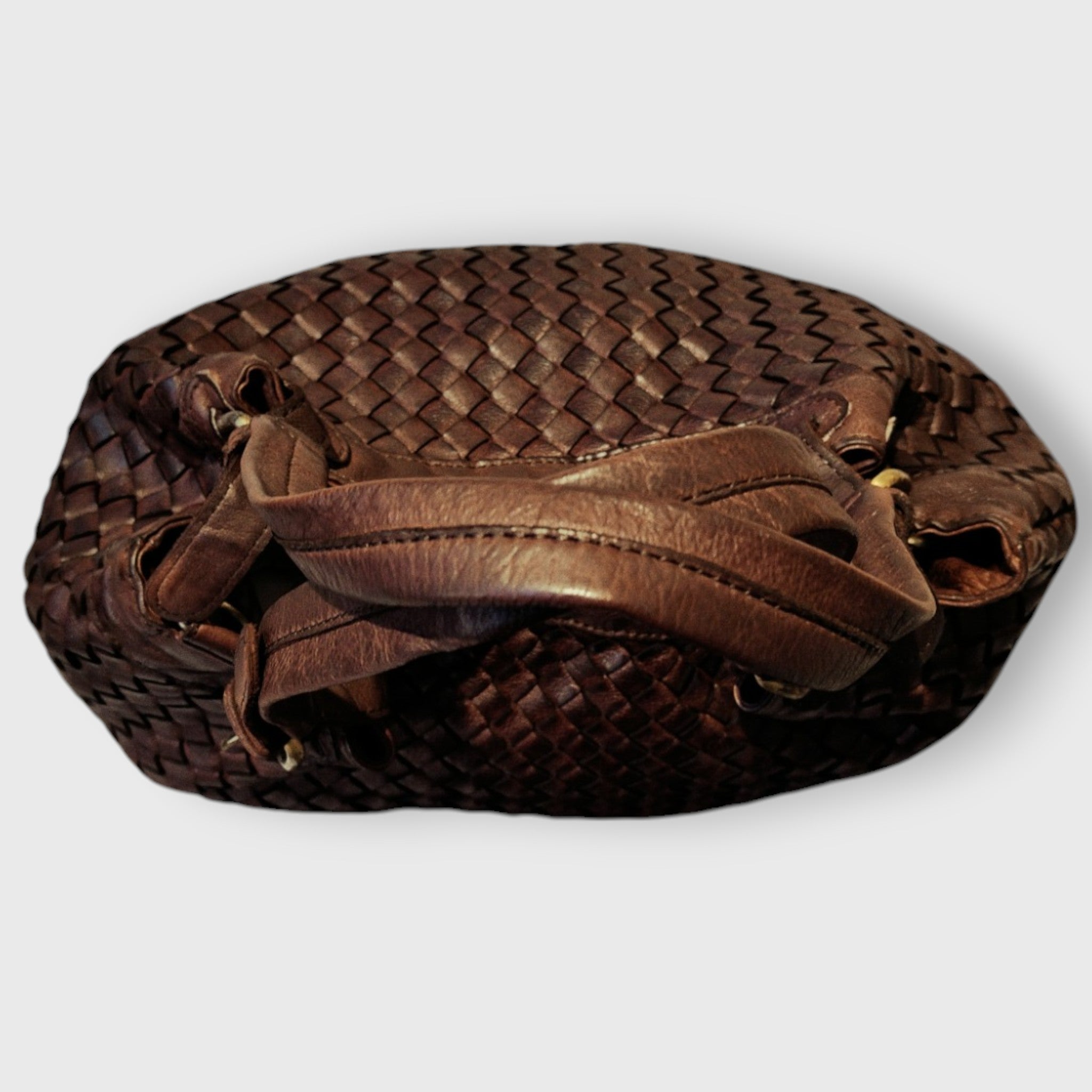 Pelletteria Pelle Nuda Milano, Artigianato italiano, vera pelle, Borsa donna, IRIS marrone