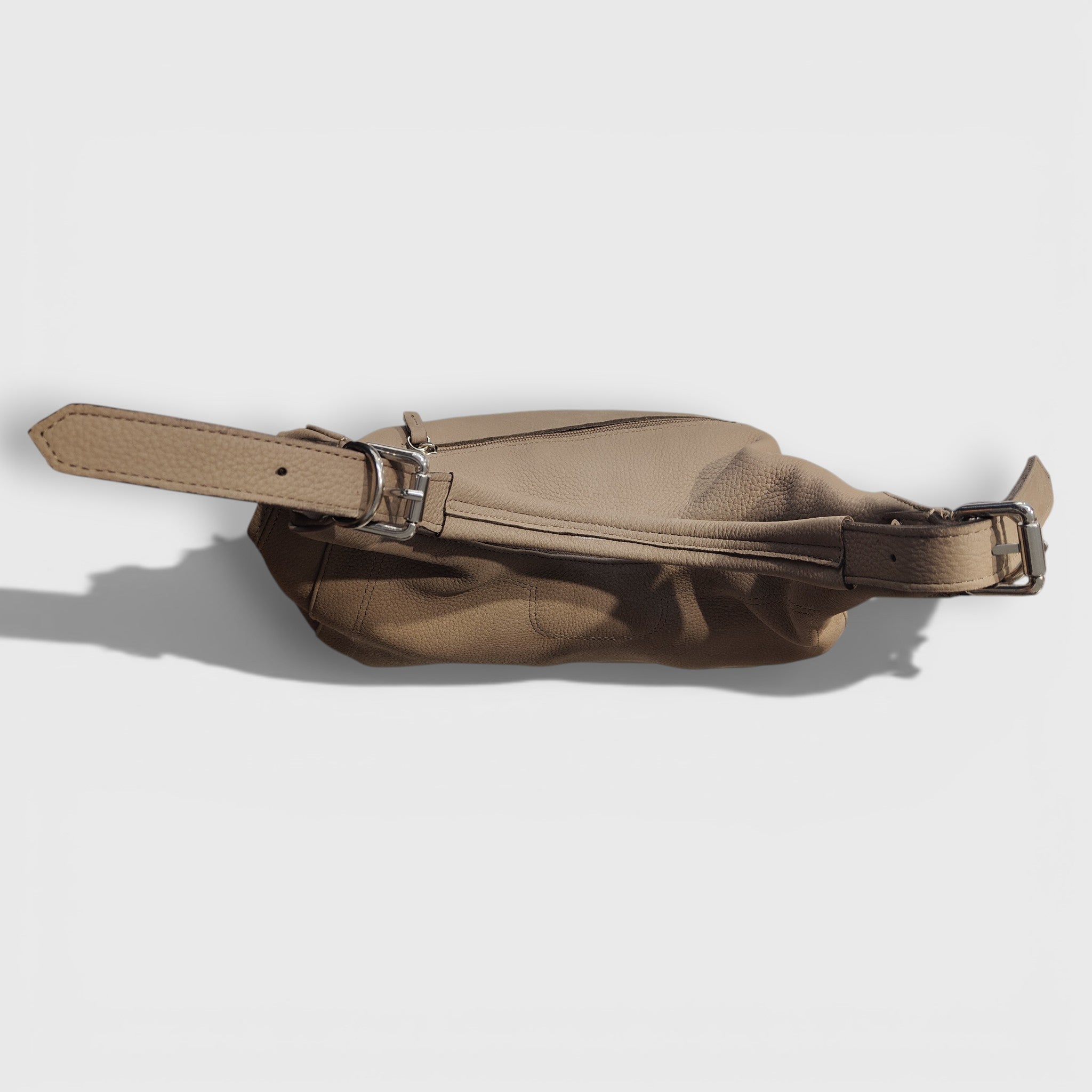 Pelletteria Pelle Nuda Milano, Artigianato Italiano, Vera pelle, Negozio borse donna, Mara nabuk beige