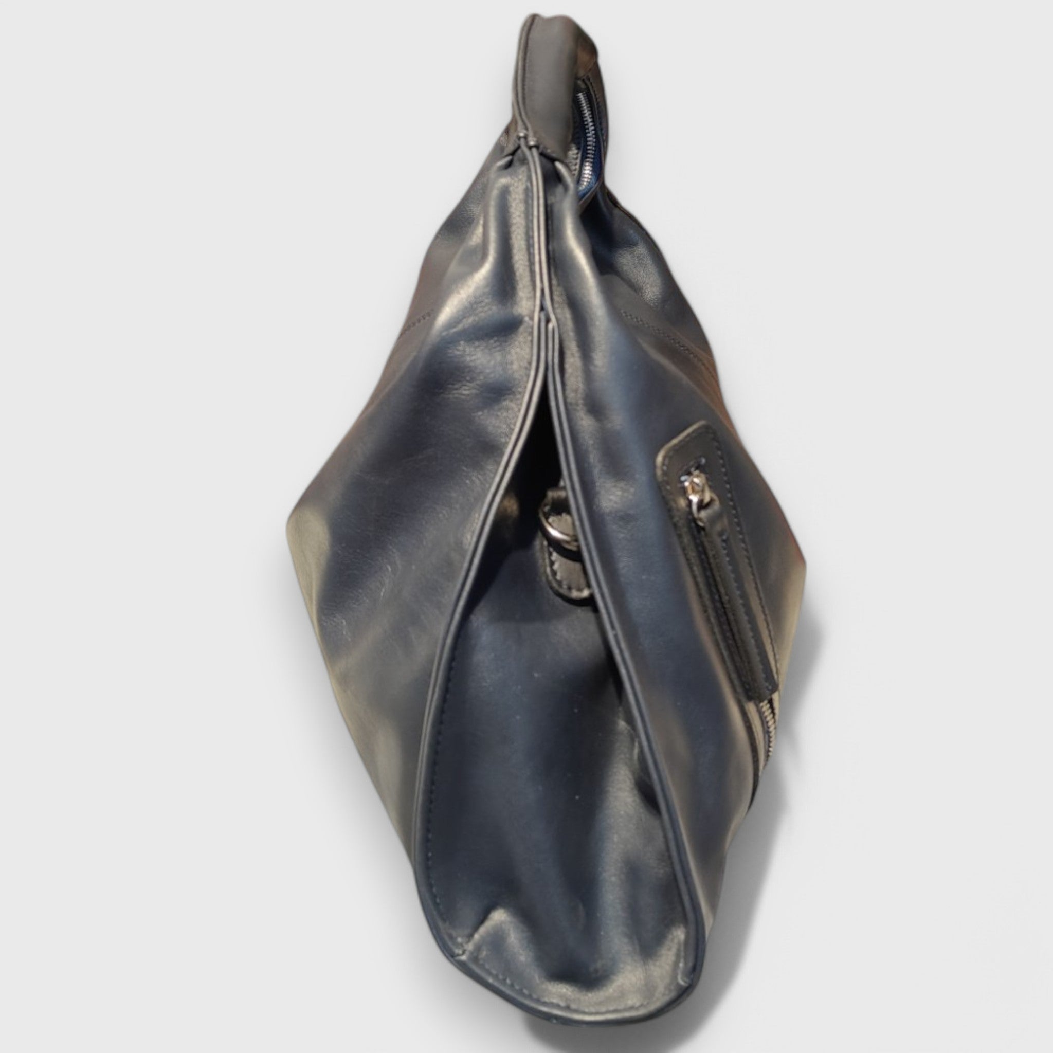 Pelletteria Pelle Nuda Milano, Artigianato Italiano, vera pelle, Negozio borse donna, Melisa blu