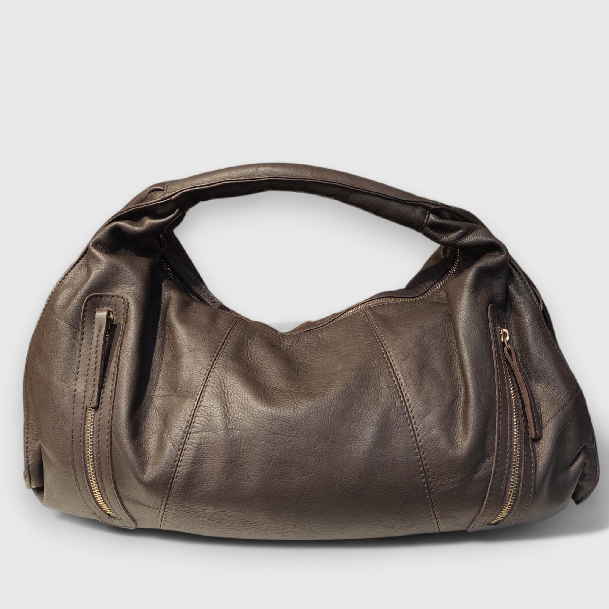 Pelletteria Pelle Nuda Milano, Artigianato Italiano, Vera pelle, Negozio borse donna, Melisa marrone