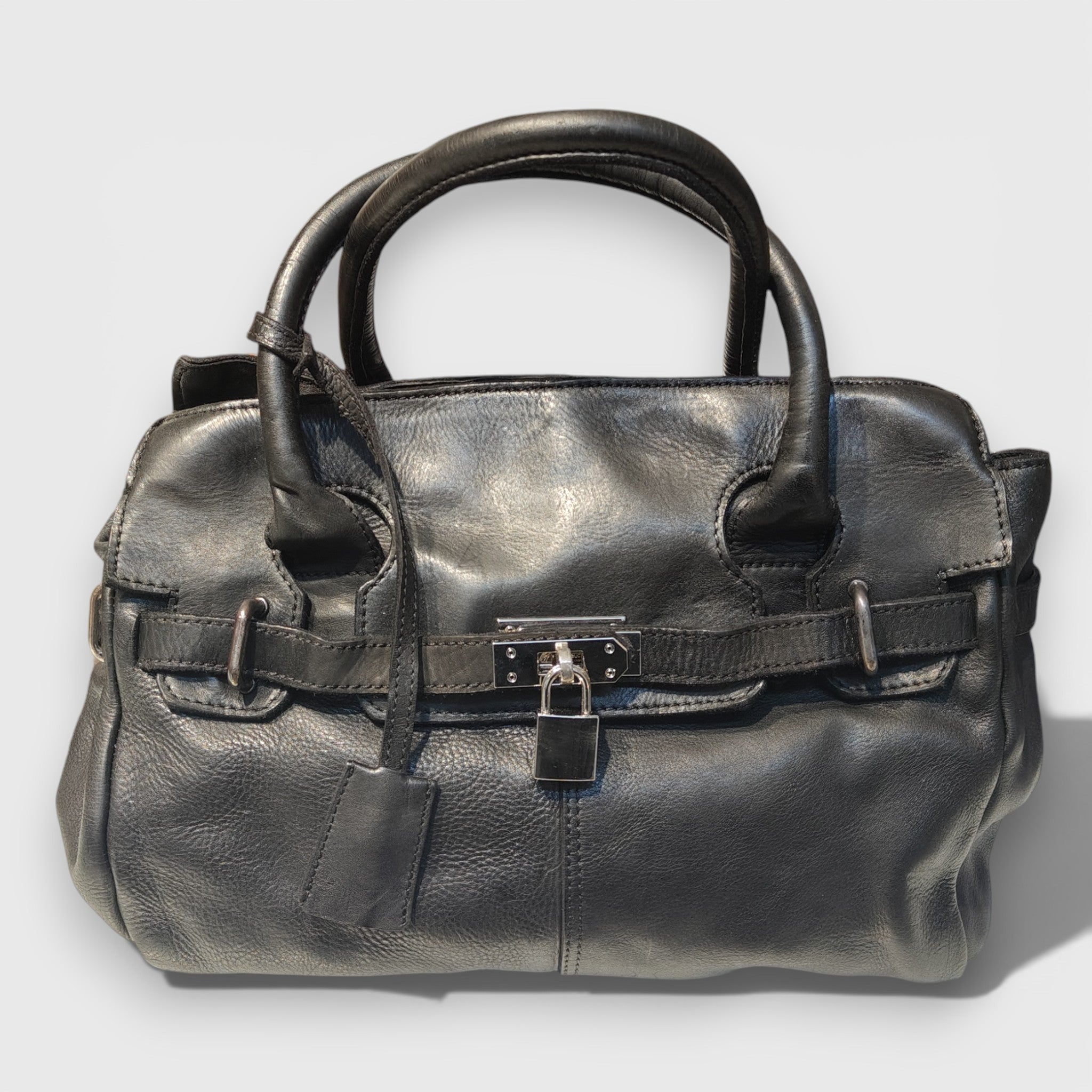 Pelletteria Pelle Nuda Milano, Artigianato Italiano, Vera pelle, Negozio borse donna, Vip Mini nero
