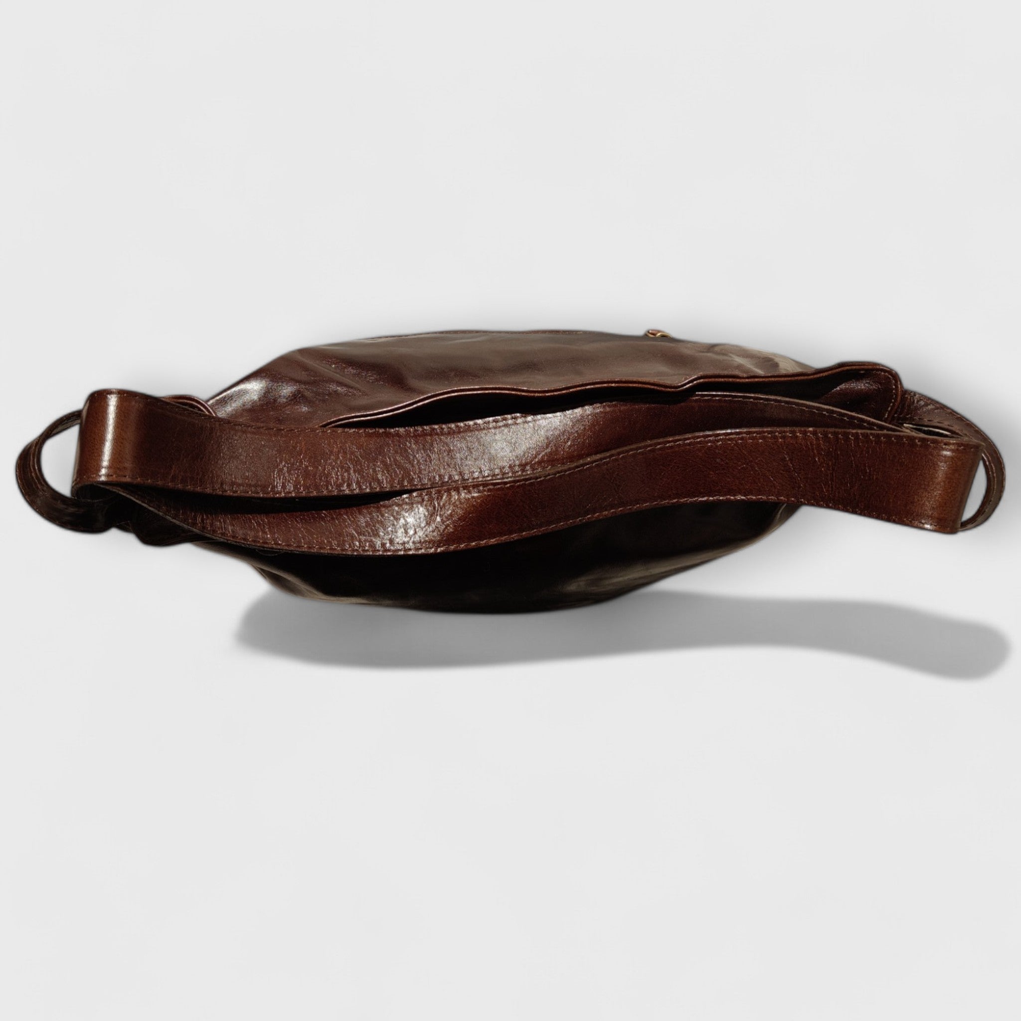 Pelletteria Pelle Nuda Milano, Artigianato Italiano, Vera pelle,  Borsa donna, Zaino Roma marrone