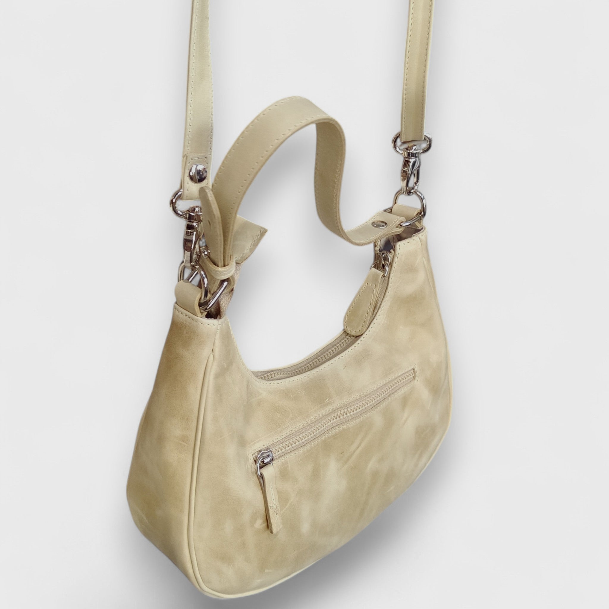 Pelletteria Pelle Nuda Milano, Artigianato Italiano, Vera pelle, Negozio borse donna, Dalila verde