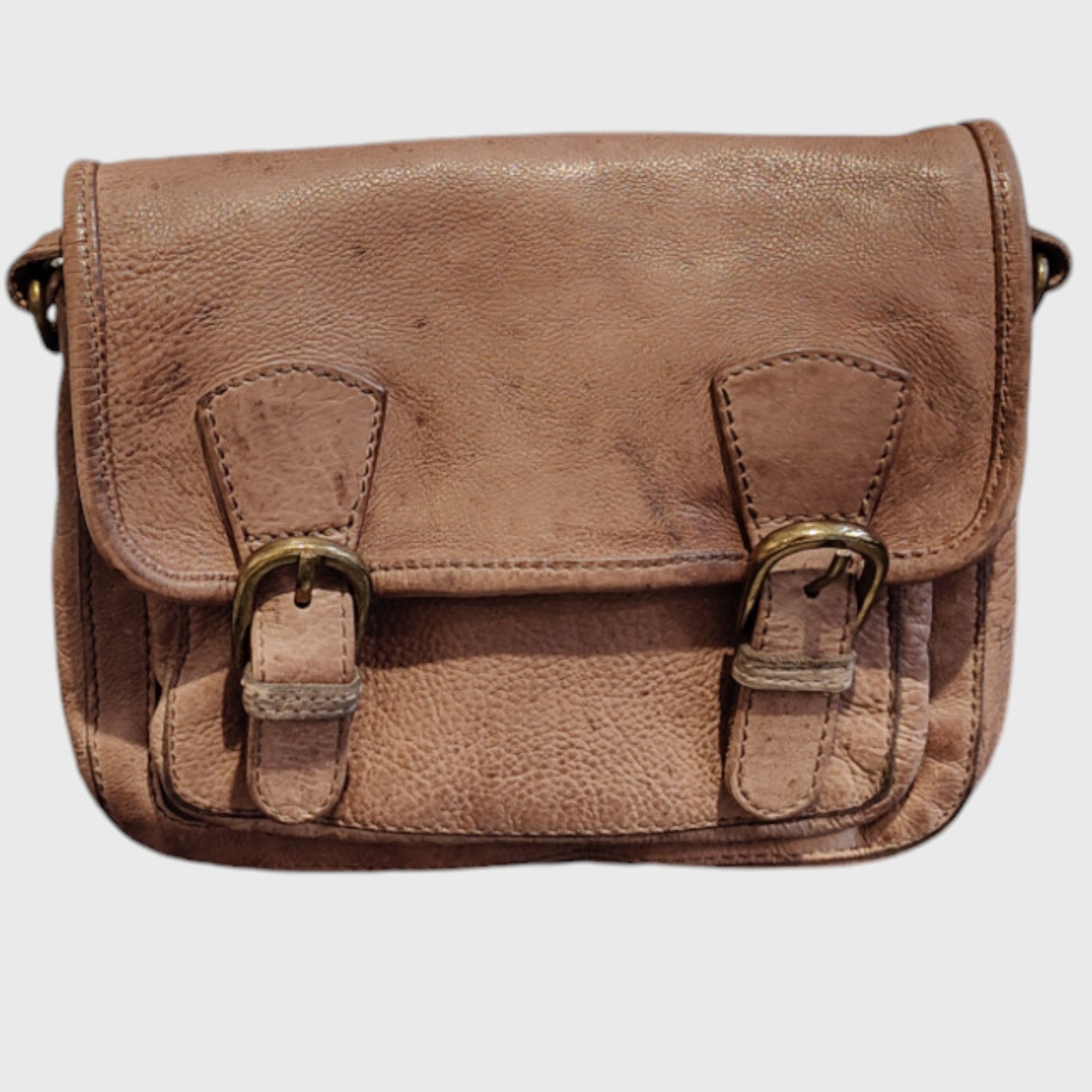 Pelletteria Pelle Nuda Milano, Artigianato italiano, vera belle, tracolla donna, Gaia  marrone