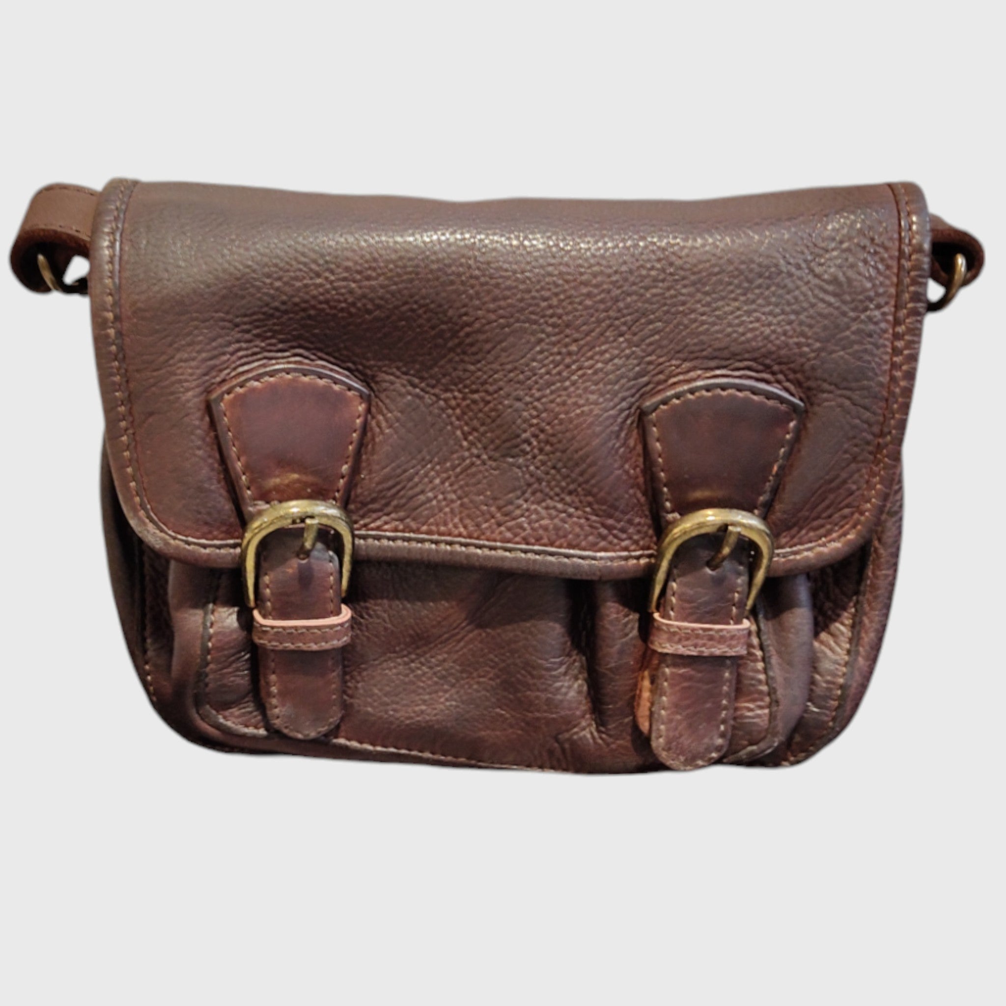 Pelletteria Pelle Nuda Milano, Artigianato italiano, vera belle, tracolla donna, Gaia  marrone