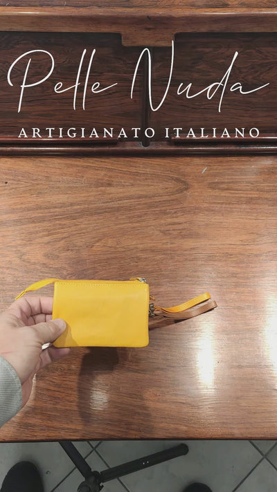 Trousse multicolor, Pelle Nuda Pelletteria Milano, artigianato italiano, Borse in vera pelle, Borse donna, portafoglio