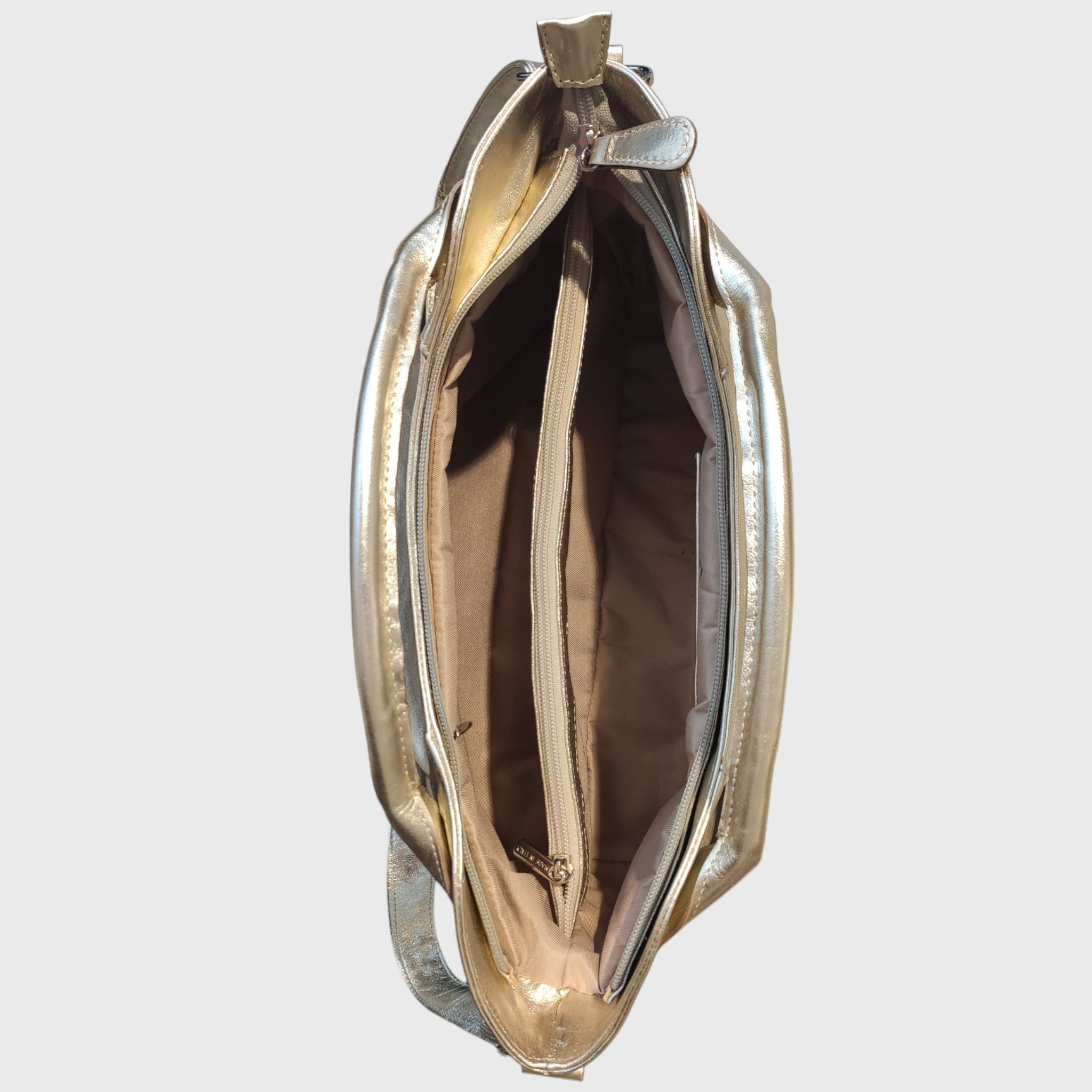 Pelletteria Pelle Nuda Milano, Artigianato italiano, Borsa donna, Vera pelle, Veronica oro