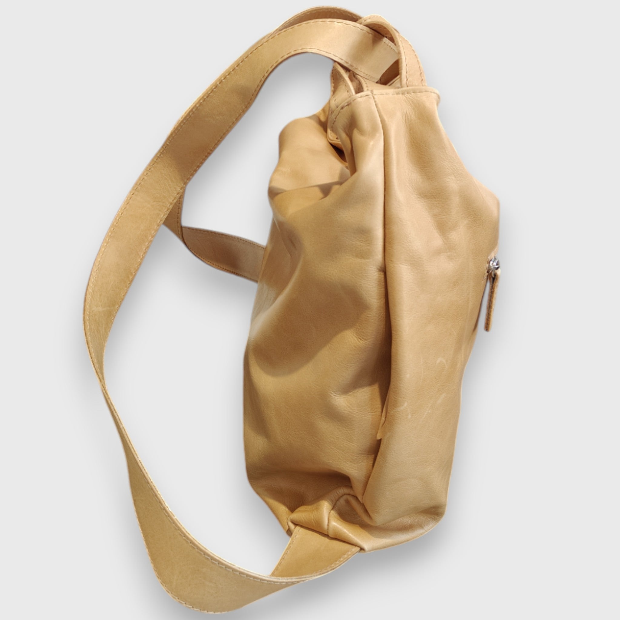 ZAINO ROMA in pelle colore beige